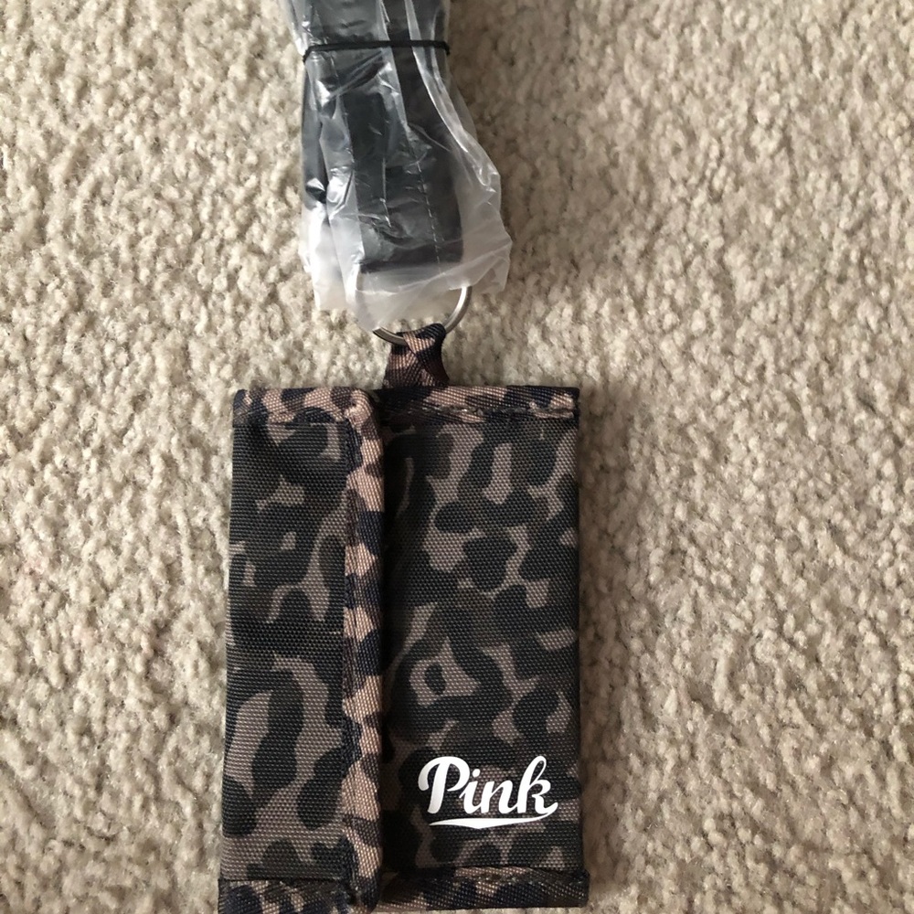 Pink Victoria’s Secret lanyard